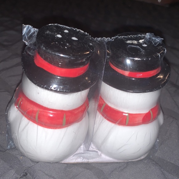 Vintage, Snowman Salt & Pepper Shakers, Never Used, - Picture 3 of 5